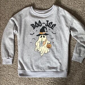 Gray Boo-Jee Halloween Sweatshirt